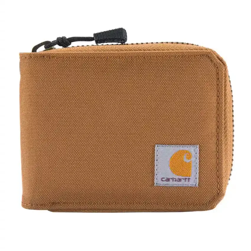 Nylon-Duck-Brieftasche mit Reissverschluss