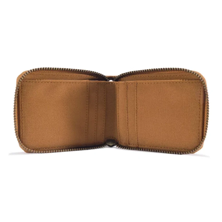 Nylon-Duck-Brieftasche mit Reissverschluss