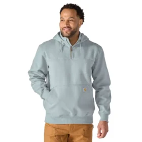 Paxton Herren-Hoodie mit Viertelreissverschluss, wasserabweisend, schweres Gewebe – carhartt Rain Defender Hoodies