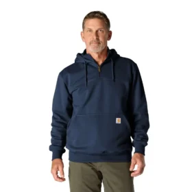 Paxton Herren-Hoodie mit Viertelreissverschluss, wasserabweisend, schweres Gewebe – carhartt Rain Defender Hoodies