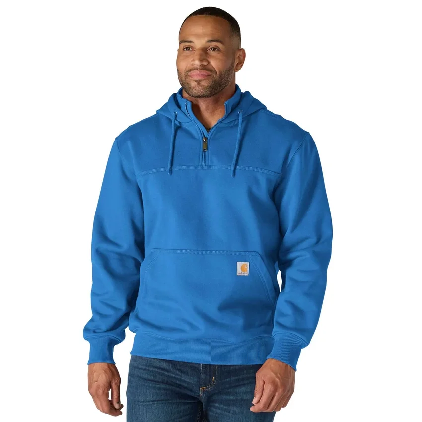 Paxton Herren-Hoodie mit Viertelreissverschluss, wasserabweisend, schweres Gewebe – carhartt Rain Defender Hoodies