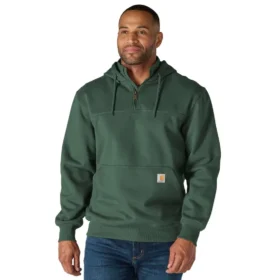 Paxton Herren-Hoodie mit Viertelreissverschluss, wasserabweisend, schweres Gewebe – carhartt Rain Defender Hoodies