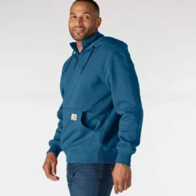 Paxton Herren-Hoodie mit Viertelreissverschluss, wasserabweisend, schweres Gewebe – carhartt Rain Defender Hoodies