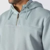 Paxton Herren-Hoodie mit Viertelreissverschluss, wasserabweisend, schweres Gewebe – carhartt Rain Defender Hoodies