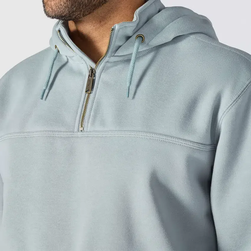 Paxton Herren-Hoodie mit Viertelreissverschluss, wasserabweisend, schweres Gewebe – carhartt Rain Defender Hoodies