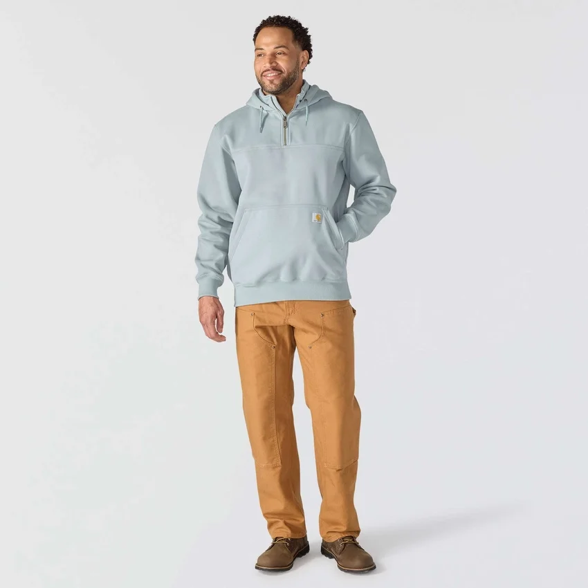 Paxton Herren-Hoodie mit Viertelreissverschluss, wasserabweisend, schweres Gewebe – carhartt Rain Defender Hoodies