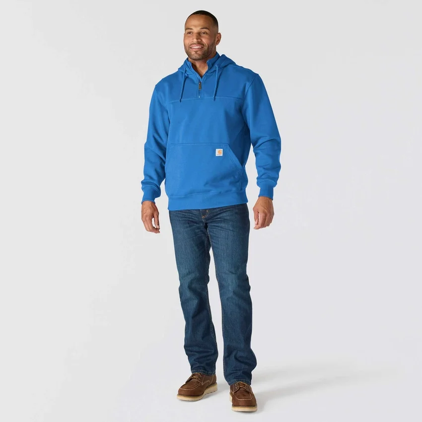 Paxton Herren-Hoodie mit Viertelreissverschluss, wasserabweisend, schweres Gewebe – carhartt Rain Defender Hoodies