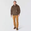 Paxton Herren-Hoodie mit Viertelreissverschluss, wasserabweisend, schweres Gewebe – carhartt Rain Defender Hoodies