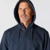 Paxton Herren-Hoodie mit Viertelreissverschluss, wasserabweisend, schweres Gewebe – carhartt Rain Defender Hoodies