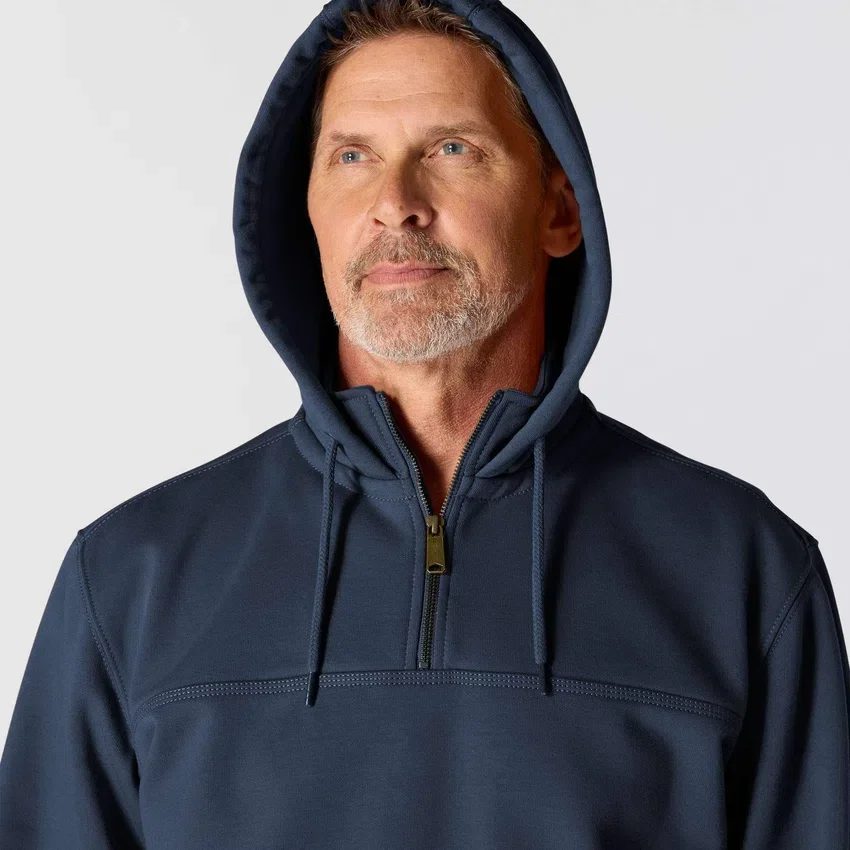 Paxton Herren-Hoodie mit Viertelreissverschluss, wasserabweisend, schweres Gewebe – carhartt Rain Defender Hoodies
