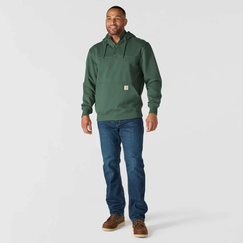 Paxton Herren-Hoodie mit Viertelreissverschluss, wasserabweisend, schweres Gewebe – carhartt Rain Defender Hoodies