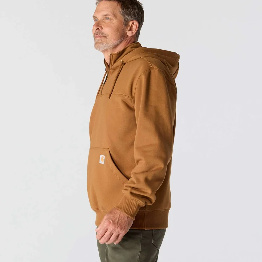Paxton Herren-Hoodie mit Viertelreissverschluss, wasserabweisend, schweres Gewebe – carhartt Rain Defender Hoodies
