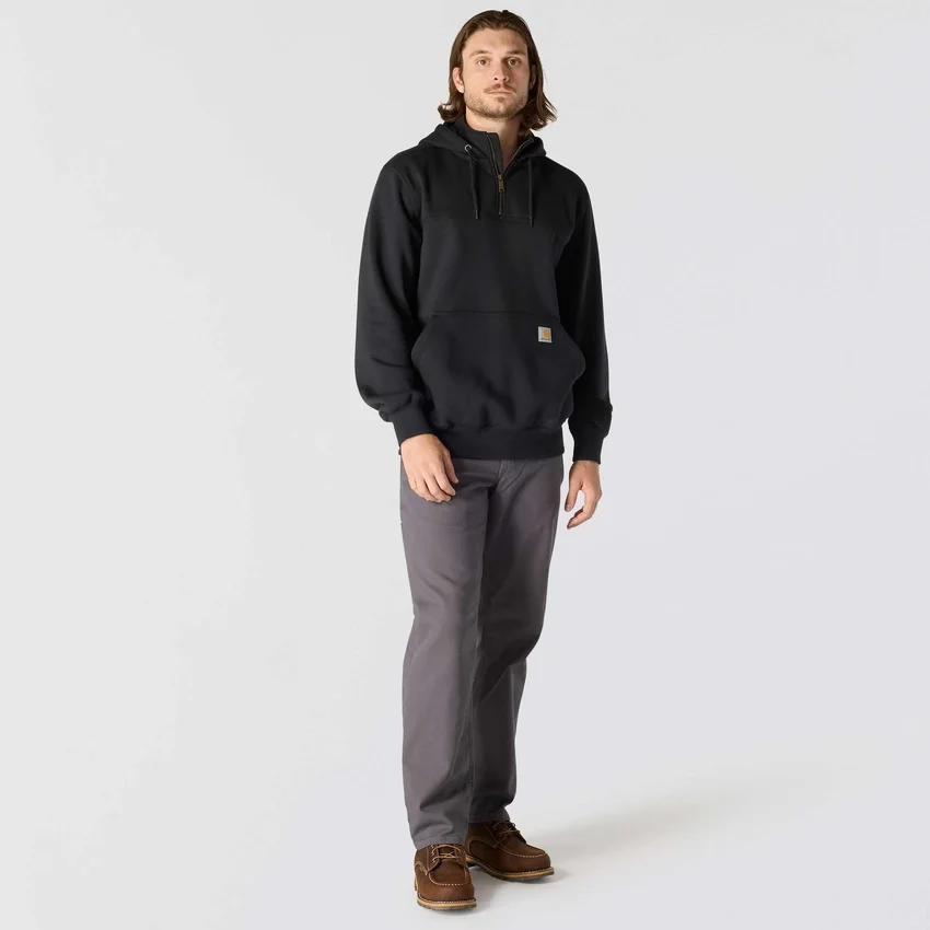 Paxton Herren-Hoodie mit Viertelreissverschluss, wasserabweisend, schweres Gewebe – carhartt Rain Defender Hoodies