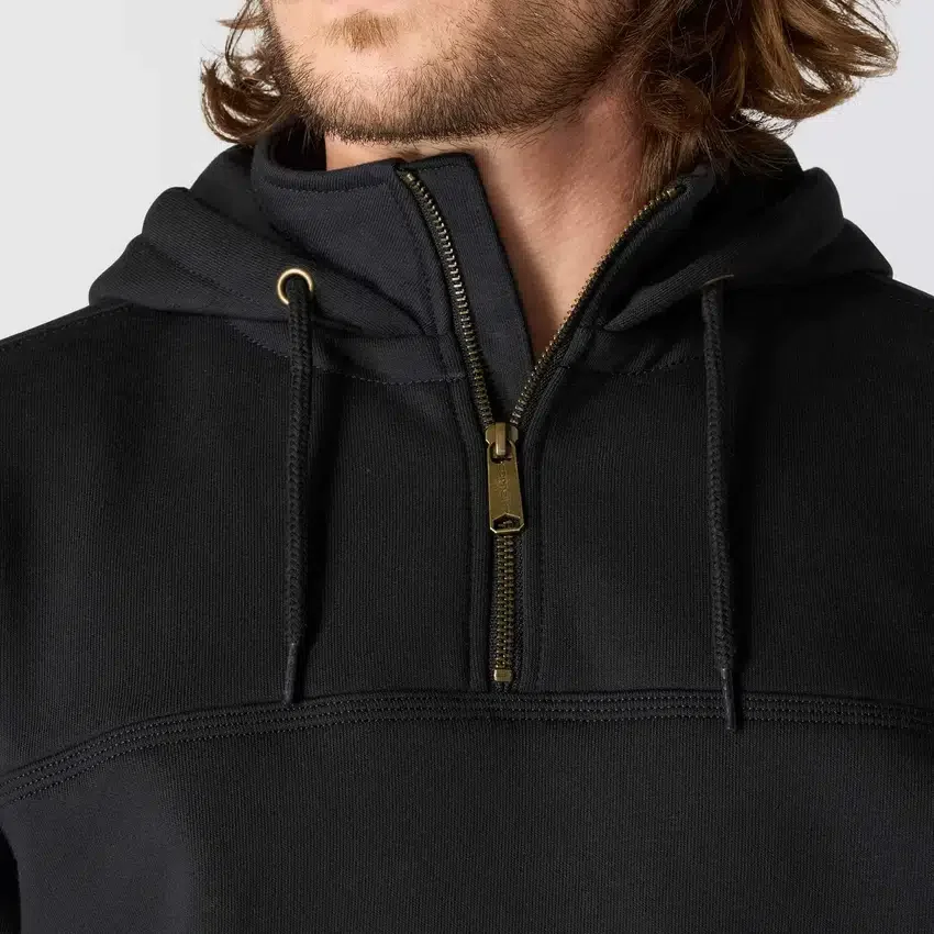 Paxton Herren-Hoodie mit Viertelreissverschluss, wasserabweisend, schweres Gewebe – carhartt Rain Defender Hoodies