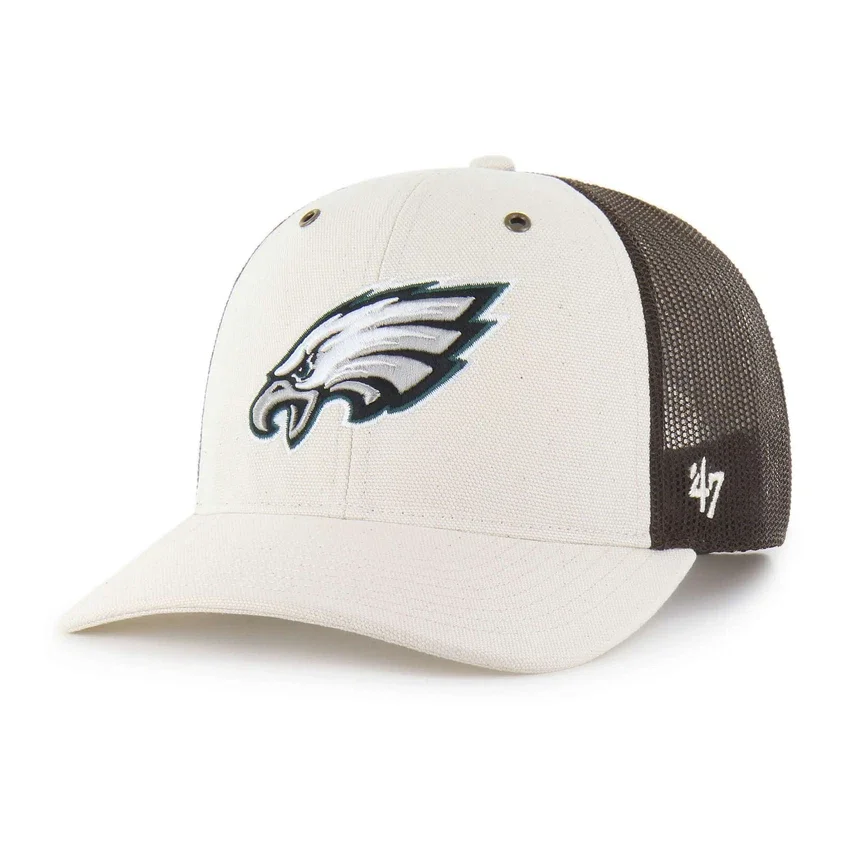 Philadelphia Eagles '47 Ungefärbte Trucker-Kappe, lockere Passform
