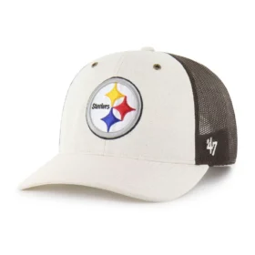 Pittsburgh Steelers '47 Ungefärbte Trucker-Kappe, Relaxed Fit