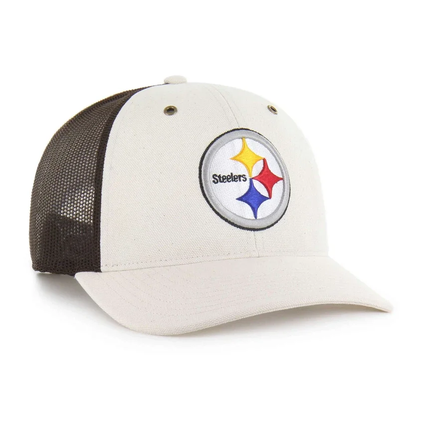 Pittsburgh Steelers '47 Ungefärbte Trucker-Kappe, Relaxed Fit