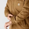 Rain Defender® locker sitzende, schwergewichtige, gesteppte Hemdjacke mit Druckknöpfen vorne