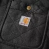 Rain Defender® locker sitzende, schwergewichtige, gesteppte Hemdjacke mit Druckknöpfen vorne