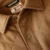 Rain Defender® locker sitzende, schwergewichtige, gesteppte Hemdjacke mit Druckknöpfen vorne