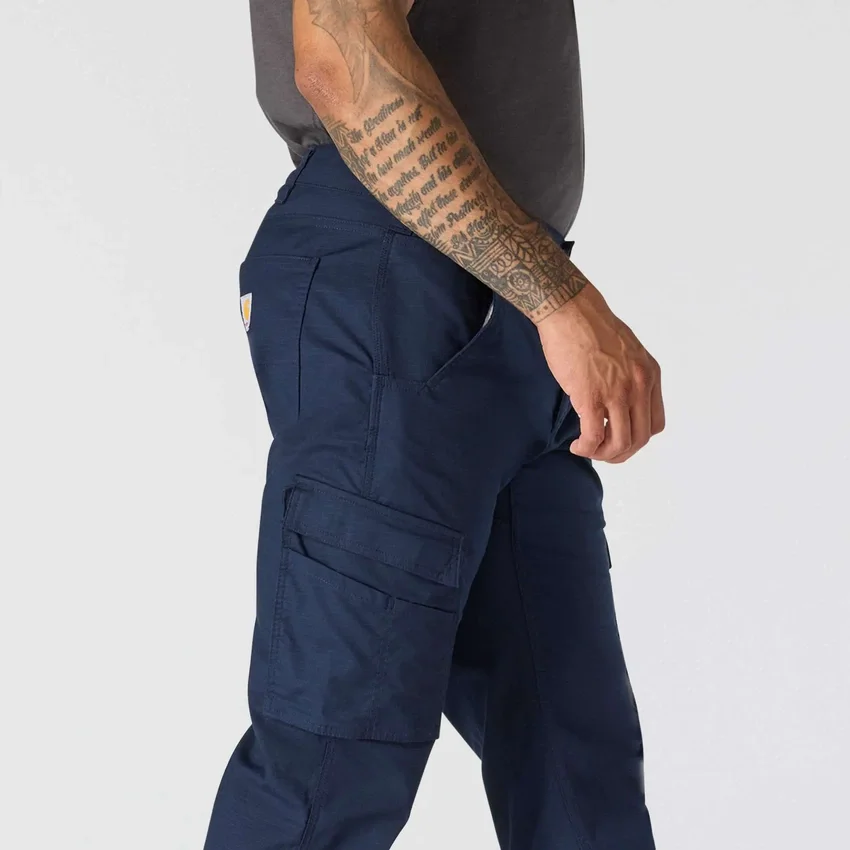 Relaxed Straight Force Ripstop-Cargohose – Arbeitshose
