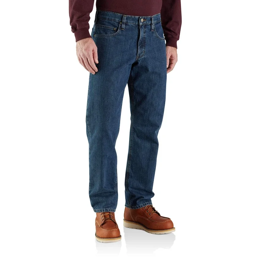 Relaxed Straight Lined Arbeitsjeans für Herren