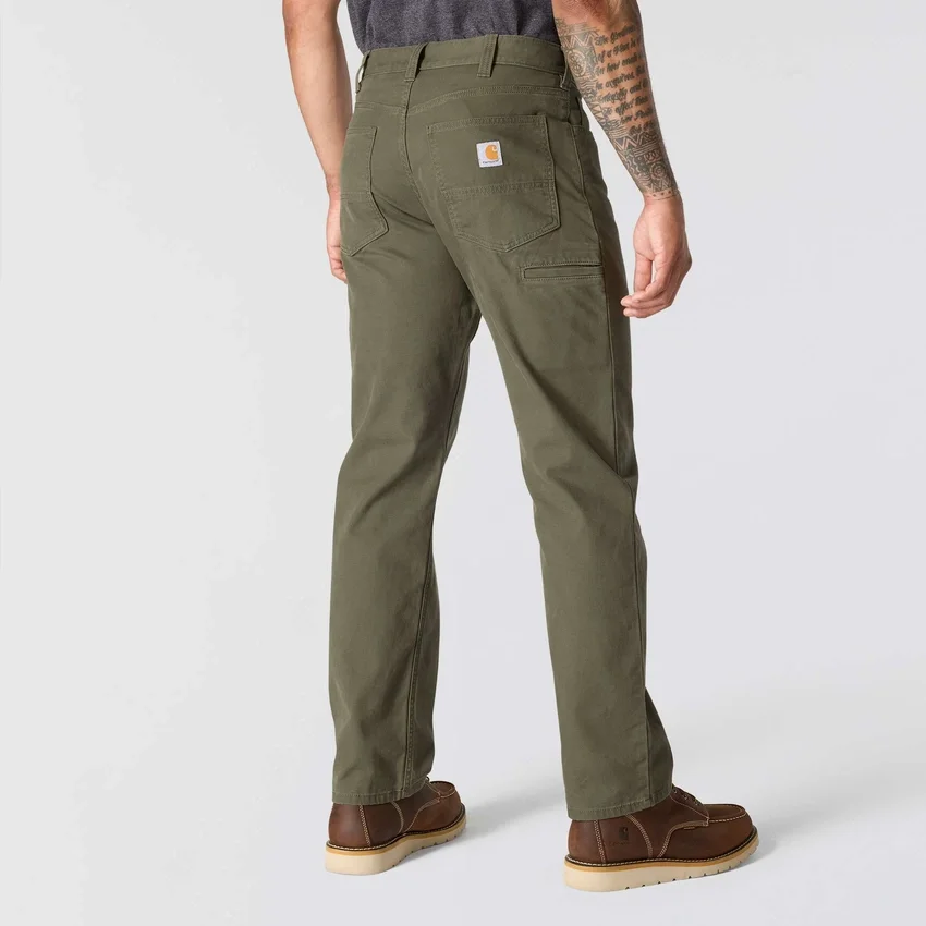 Relaxed Straight Rigby Canvas-Hose – Arbeitshose