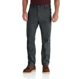 Relaxed Straight Rigby Canvas-Hose mit doppelten Knieverstärkungen – Arbeitshose