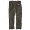 Relaxed Straight Rigby Canvas-Hose mit doppelten Knieverstärkungen – Arbeitshose