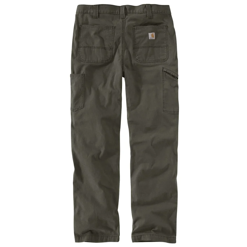 Relaxed Straight Rigby Canvas-Hose mit doppelten Knieverstärkungen – Arbeitshose
