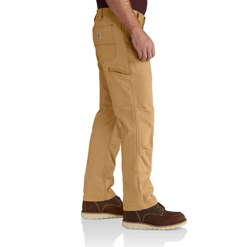 Relaxed Straight Rigby Canvas-Hose mit doppelten Knieverstärkungen – Arbeitshose