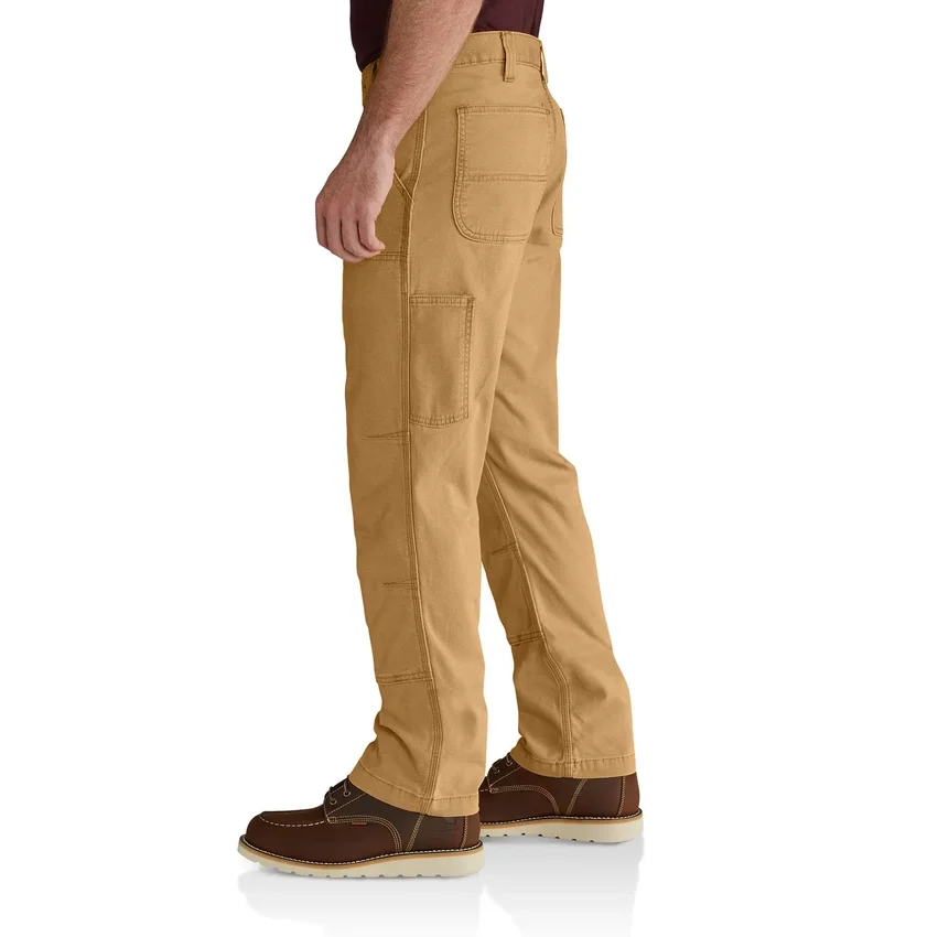 Relaxed Straight Rigby Canvas-Hose mit doppelten Knieverstärkungen – Arbeitshose