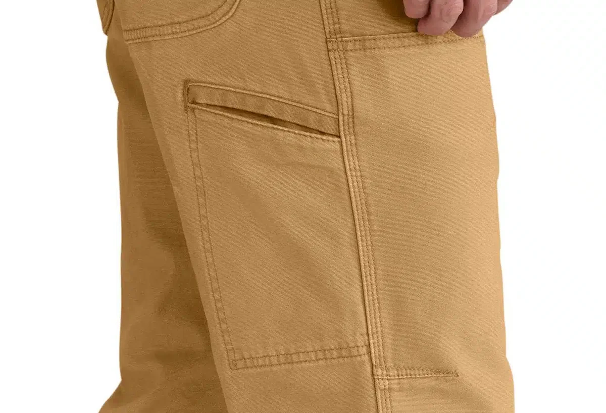 Relaxed Straight Rigby Canvas-Hose mit doppelten Knieverstärkungen – Arbeitshose