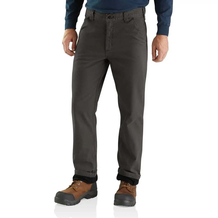 Relaxed Straight Rigby gefütterte Canvas-Hose – Arbeitshose