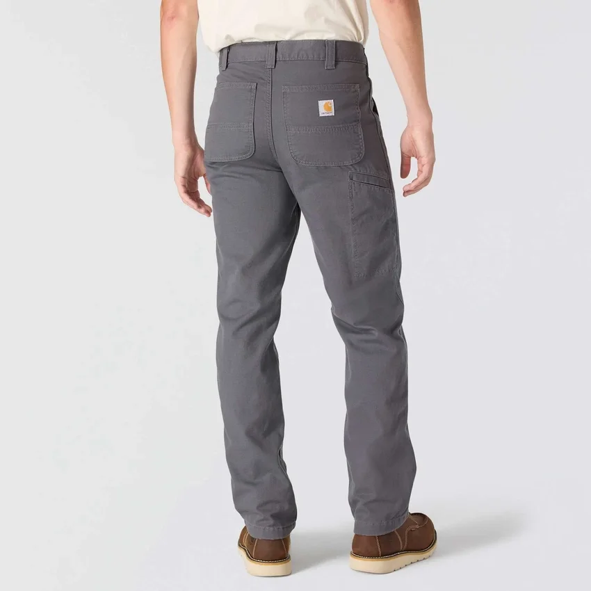 Relaxed Straight Rigby gefütterte Canvas-Hose – Arbeitshose
