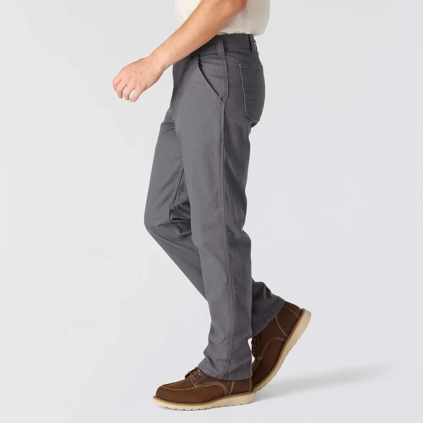 Relaxed Straight Rigby gefütterte Canvas-Hose – Arbeitshose