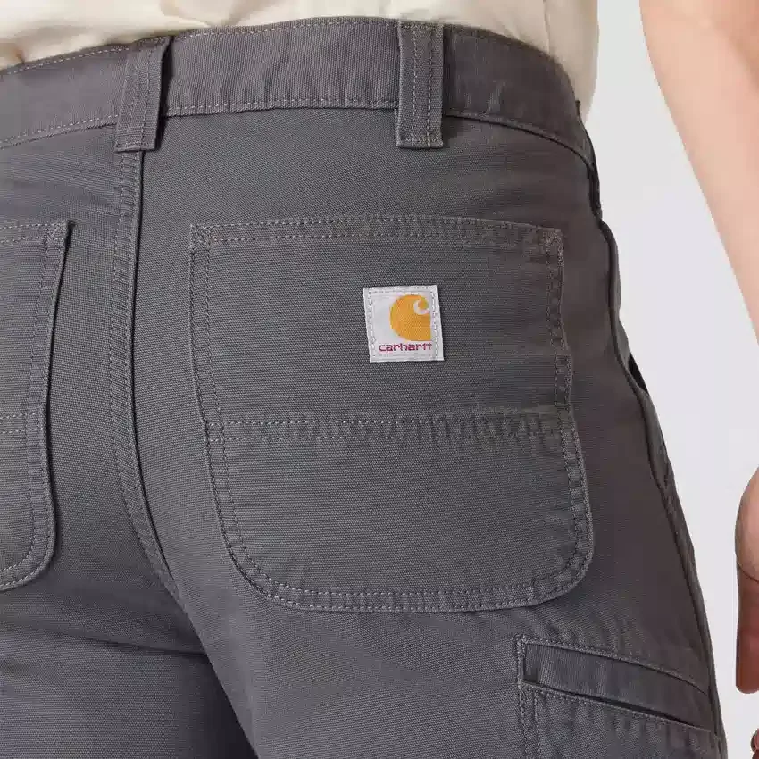 Relaxed Straight Rigby gefütterte Canvas-Hose – Arbeitshose