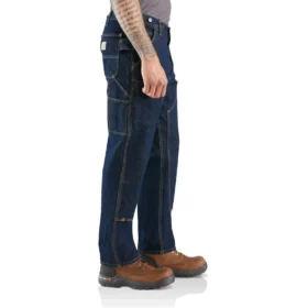 Relaxed Straight Rugged Flex® Logger-Jeans mit doppelten Knieverstärkungen – Arbeitsjeans