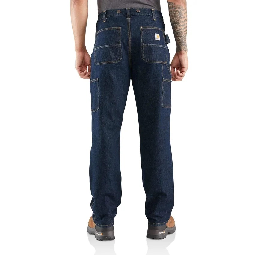 Relaxed Straight Rugged Flex® Logger-Jeans mit doppelten Knieverstärkungen – Arbeitsjeans
