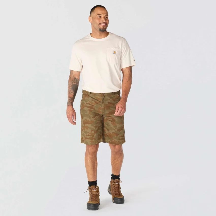 Rigby-Canvas-Shorts in lockerer Passform, 10" – Arbeitsshorts