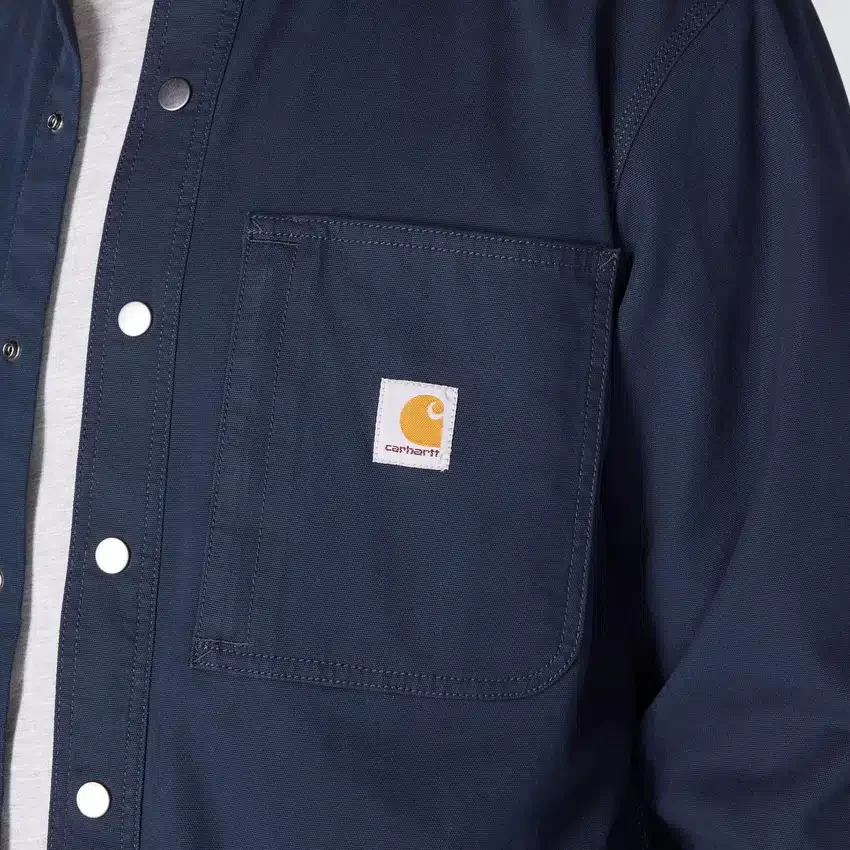 Rigby-Herrenhemdjacke aus Canvas in lockerer Passform – Herrenhemdjacken