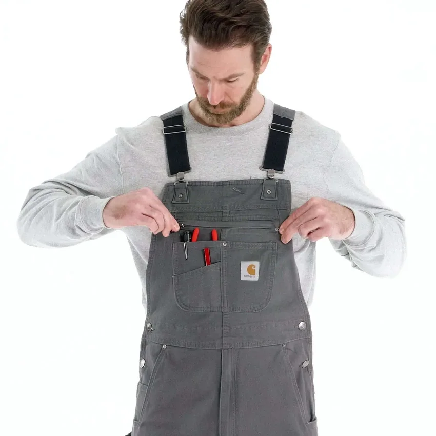 Rigby-Latzhose für Herren in lockerer Passform aus Canvas