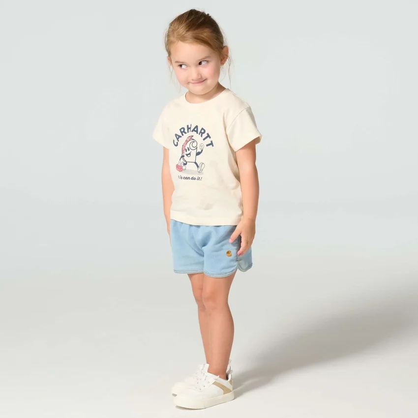 Rosie-Hemd mit kurzen Armlingen für Mädchen (Kinder/Kleinkinder/Jugendliche)