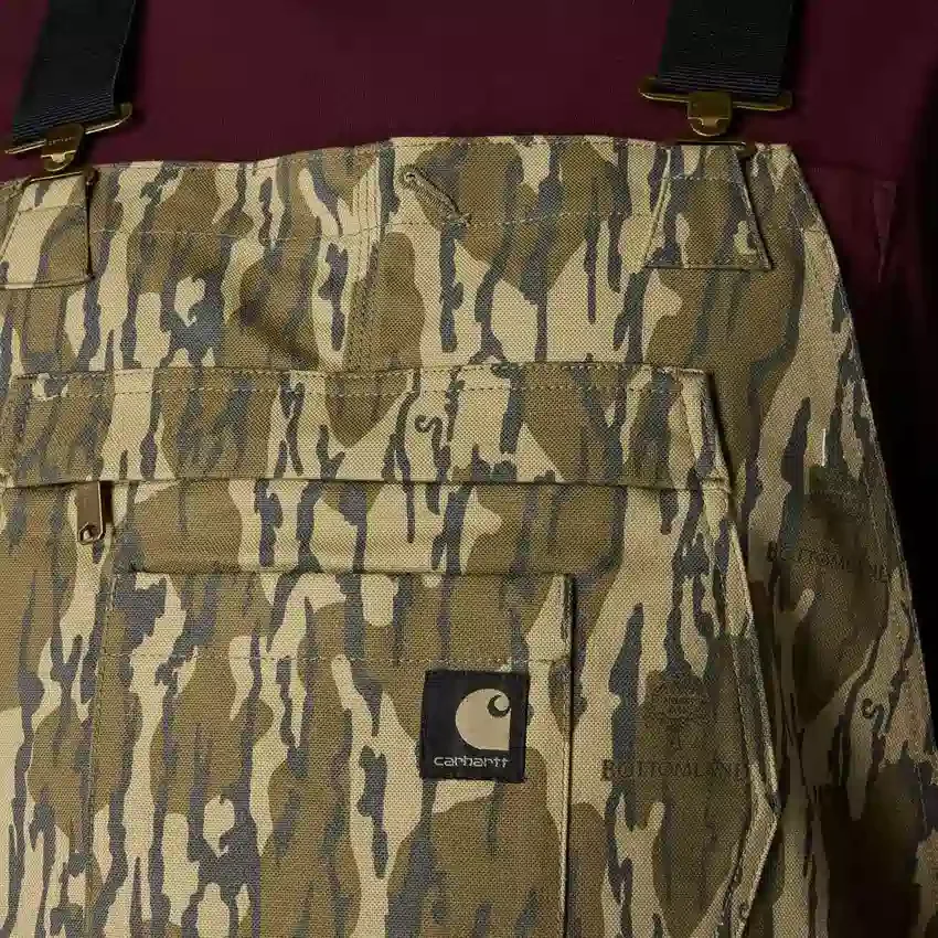 Rugged Flex® Duck isolierte Camo-Latzhose – Wärmeklasse 3