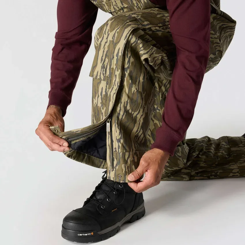 Rugged Flex® Duck isolierte Camo-Latzhose – Wärmeklasse 3