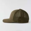 Rugged Flex™ – eng anliegende Canvas-Kappe mit Netzrückseite und Logo-Grafik