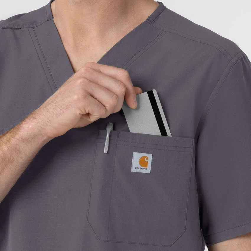 Rugged Flex Fld Ripstop-Operationshemd mit V-Ausschnitt