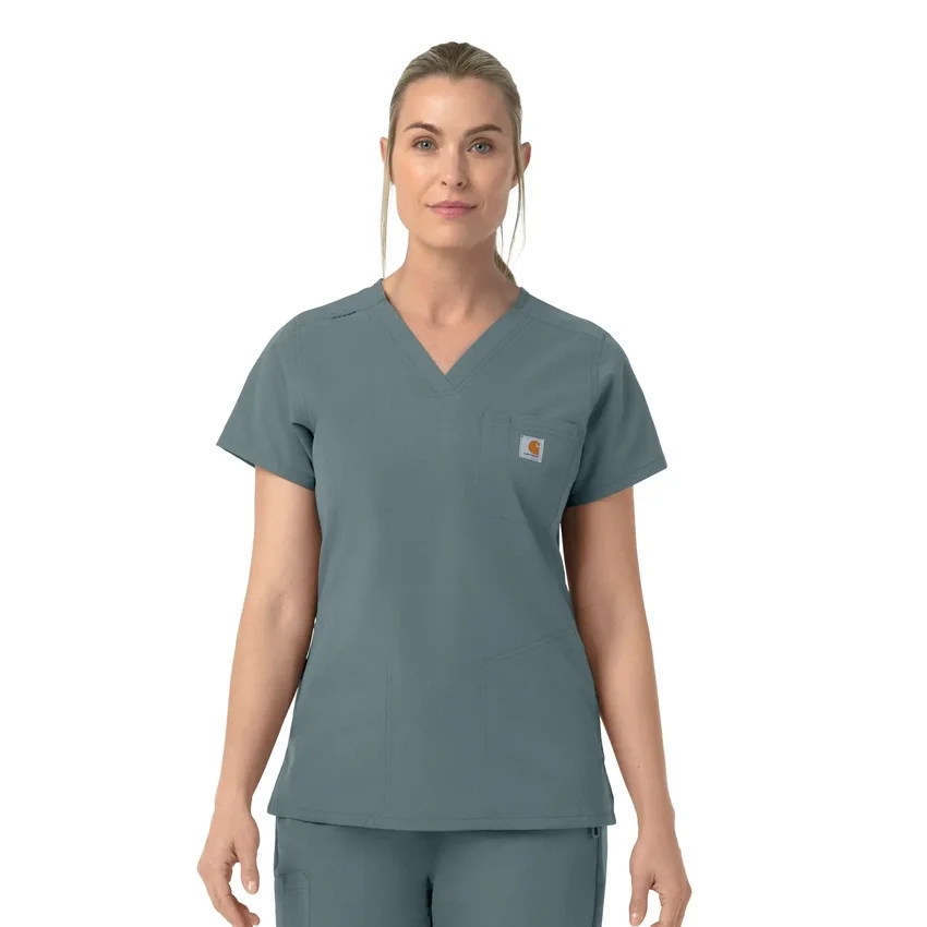 Rugged Flex Fld V-Ausschnitt-Operationsbluse für Damen