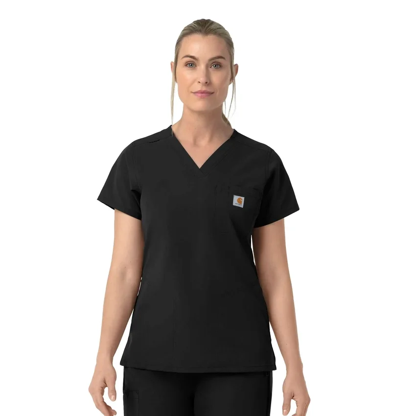 Rugged Flex Fld V-Ausschnitt-Operationsbluse für Damen