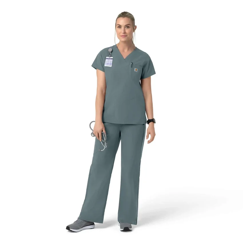 Rugged Flex Fld V-Ausschnitt-Operationsbluse für Damen